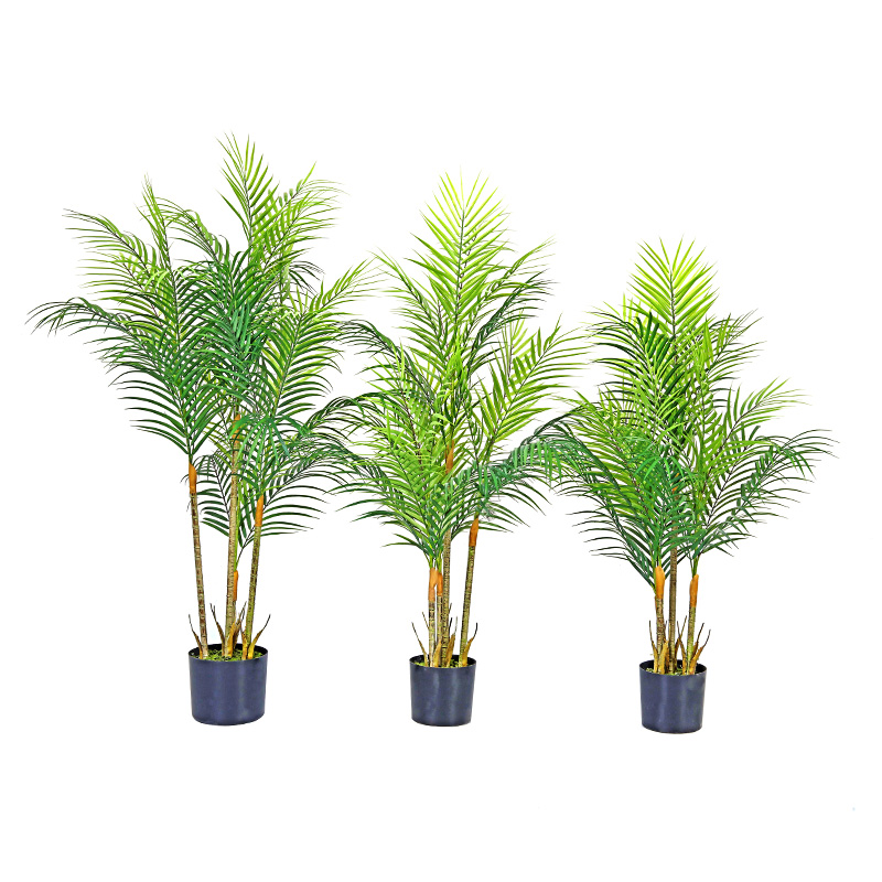 Bánnóng Cây xanh giảnhựa Cây cọnhân tạo Câynhân tạo Cây cọ Phoenix vớinồi để trang trínhà